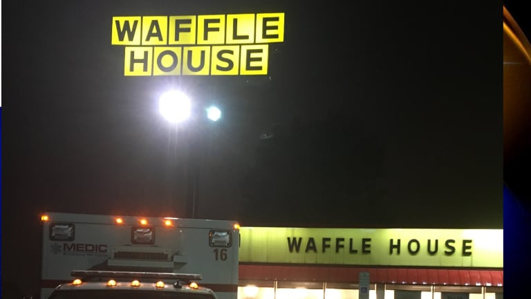 WAFFLE HOUSE ROBBED, SHOTS FIRED AT OFFICERS