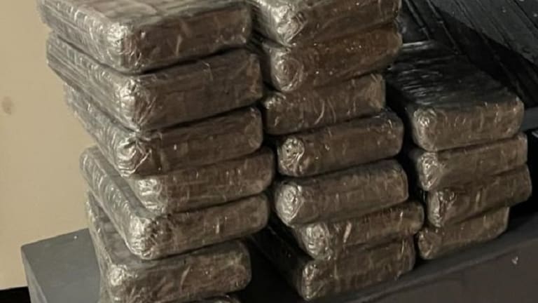 $327,000 IN COCAINE FOUND ON BUS