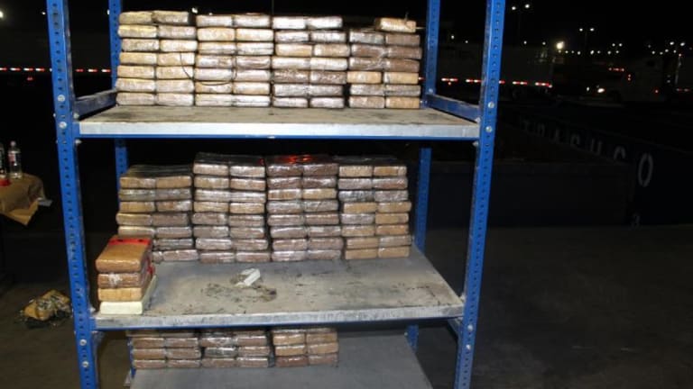 $3.2 MILLION IN COCAINE FOUND ON COMMERCIAL TRUCK