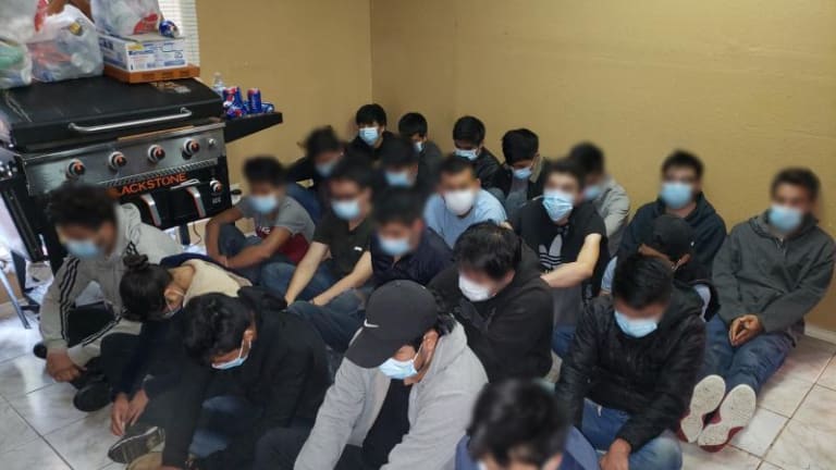 COMBINED EFFORT BY IMMIGRATION OFFICERS CLOSES STASH HOUSE