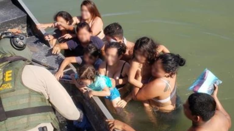 13 ILLEGAL IMMIGRANTS RESCUED FROM RIO GRANDE RIVER 