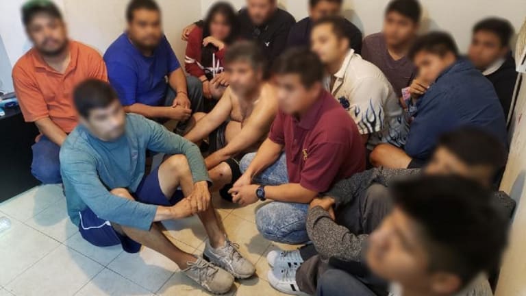 STASH HOUSES FOR ILLEGAL IMMIGRANTS RAIDED 