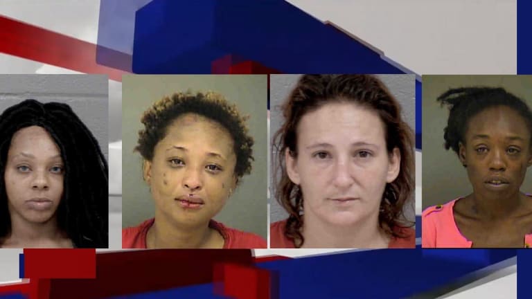 WOMEN ARRESTED IN PROSTITUTION STING 