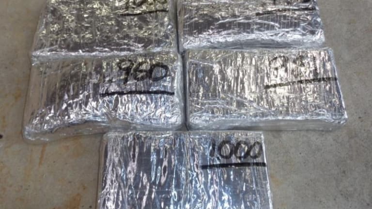 11 POUNDS OF COCAINE HIDDEN IN MAN'S SUV 