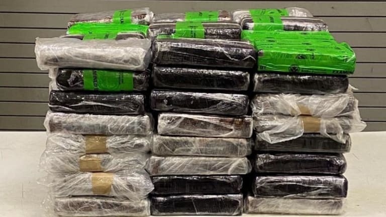 U.S. CUSTOMS OFFICERS SEIZE OVER $2 MILLION IN COCAINE