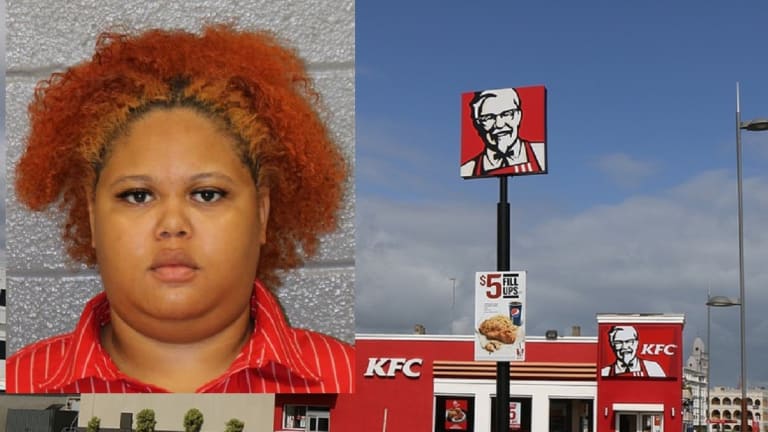 KENTUCKY FRIED CHICKEN EMPLOYEE ACCUSED OF STEALING, ARRESTED ON JOB