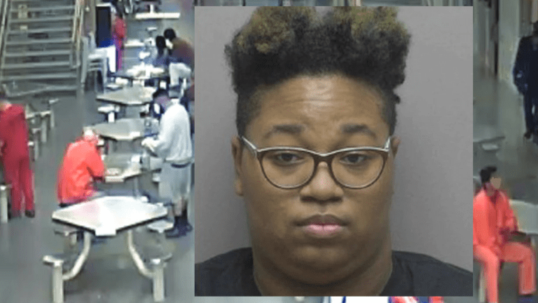 FEMALE PRISON GUARD CHARGED WITH HAVING SEXUAL ACTIVITY WITH INMATE