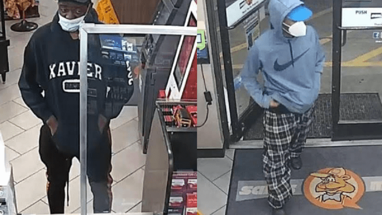 ARMED ROBBERY AT SAM'S MART STORE, MEN WORE MASKS