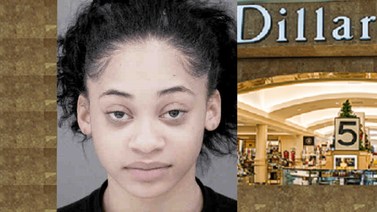DILLARDS EMPLOYEE ARRESTED FOR STEALING 