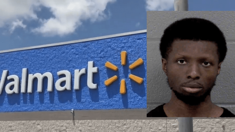 ROBBERY AT WAL-MART, SUSPECT ROBBED BANK AND GOT AWAY WITH CASH 