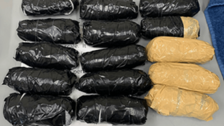 $252,000 WORTH OF METH FOUND IN BAG