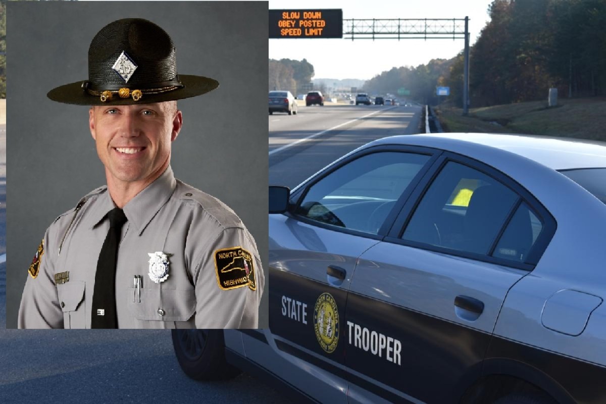 This state trooper was shot during a high speed chase
