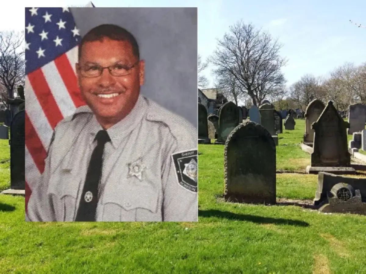 A cop died at a funeral during a heart attack