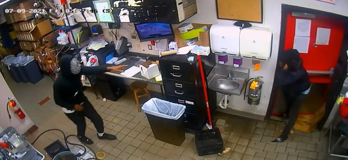 Watch video of a robbery at a Cook Out in Charlotte 