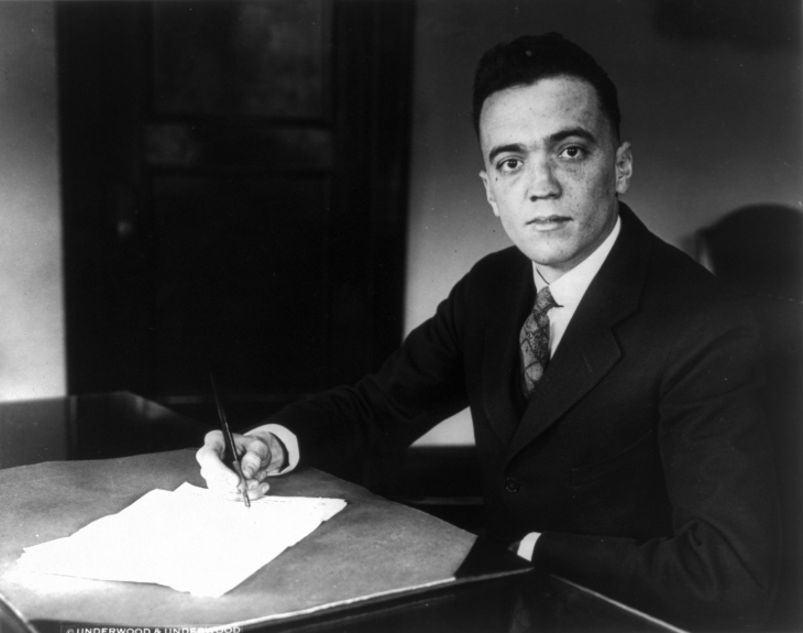 John Edgar Hoover, then director of the Bureau of Investigation, May 16, 1932. | Underwood & Underwood / Library of the United States Congress via Wikimedia Commons