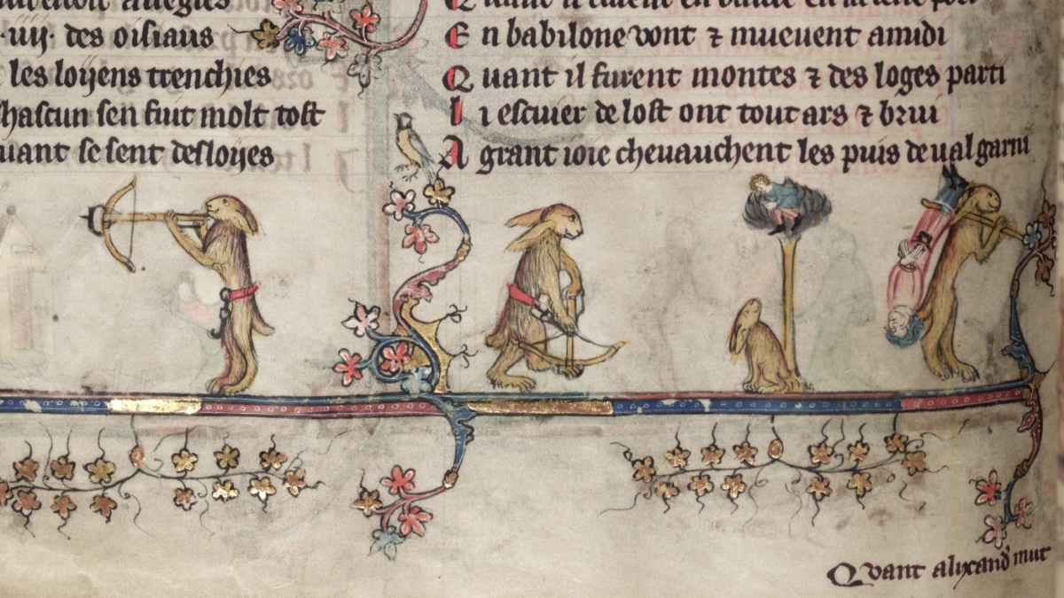 Lapins killers, wild penis and calls for help: when the copy monks were expressed in the margins