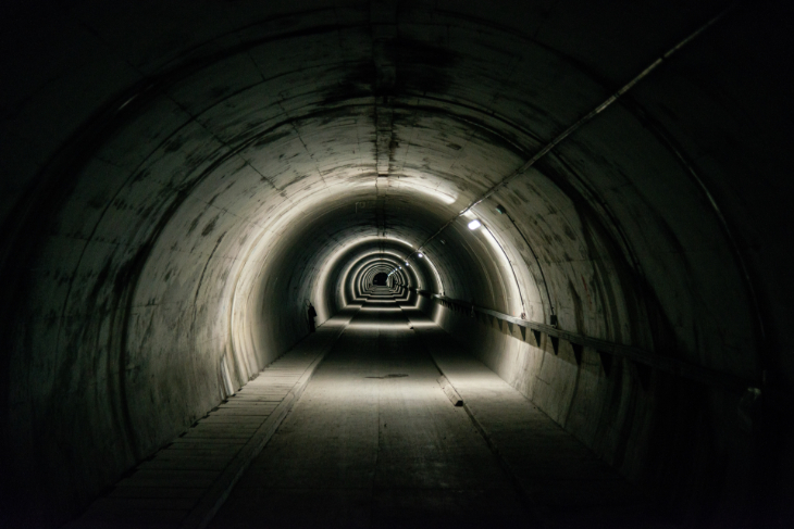 The gallery of the 1 (PCT1) command post, which housed the shooting capsule. | Guillaume Origoni / Hans Lucas