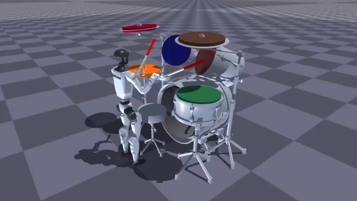Video: researchers have created a robot capable of playing the battery, it is completely zero