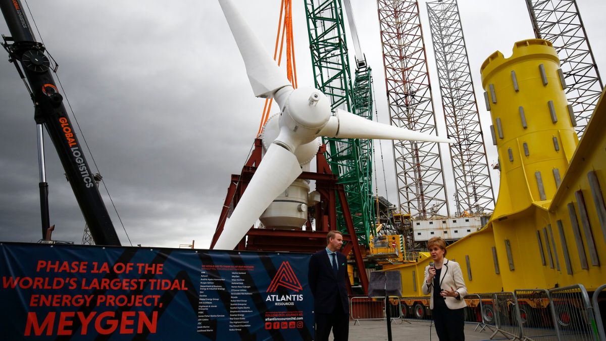 Scotland revolutionizes renewable energy production with its giant underwater turbine project