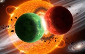 Astronomers believe they have surprised an extremely rare collision between two planets 11,000 light years away