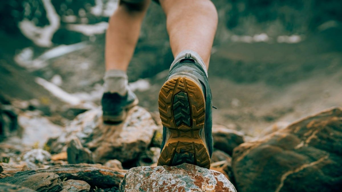 Your hiking shoes release microplastics everywhere in nature