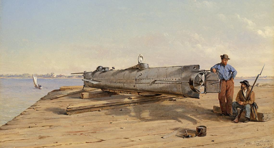 The curious crew of the submarine Hunley: a Civil War legend serving neo-Confederate propaganda?