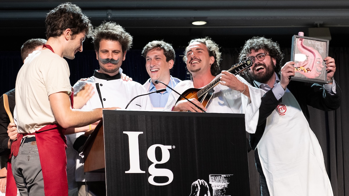 This satirical counterpart to the Nobel Prizes rewards (real) mad scientists