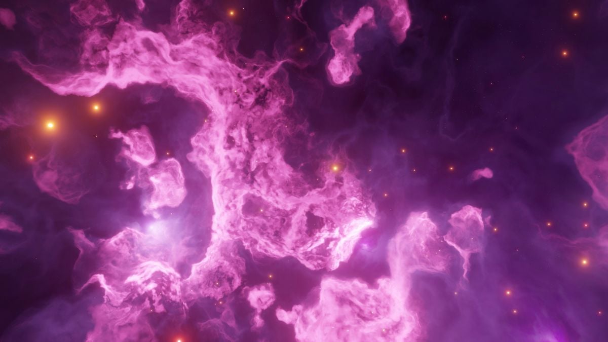 Where can this strange ultraviolet glow present throughout our galaxy come from?