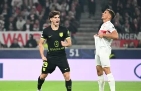 Atleti saves a draw in Stuttgart with a goal from Julián and one player less from the 64th minute