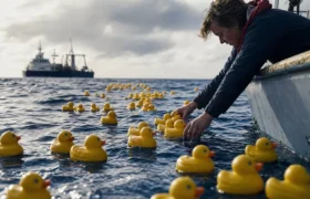 Can you tell how many rubber ducks were lost in the Pacific in 1992… and if they were really ducklings?